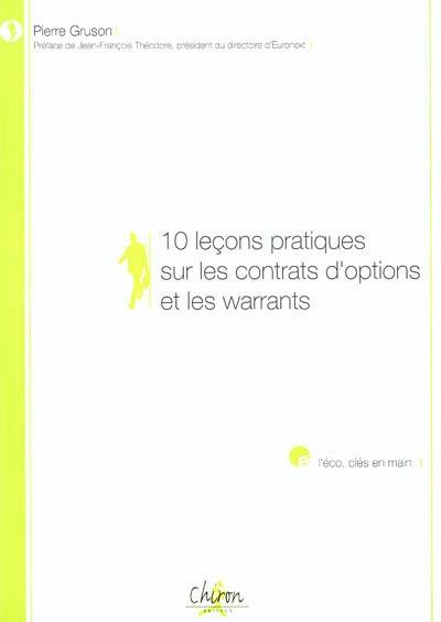 10 leçons pratiques sur les options et warrants