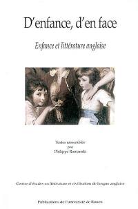 D'enfance, d'en face : enfance et littérature anglaise