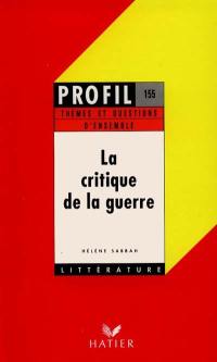 La critique de la guerre