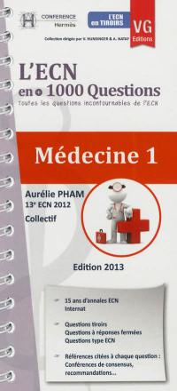 Médecine 1 : l'ECN en + 1.000 questions