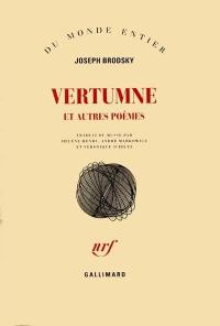 Vertumne : et autres poèmes