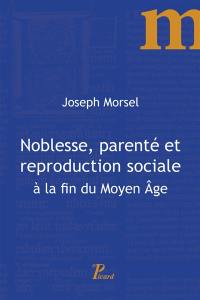 Noblesse, parenté et reproduction sociale à la fin du Moyen Age