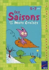 Les saisons par les mots croisés : 5-7 ans