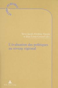 L'évaluation des politiques au niveau régional