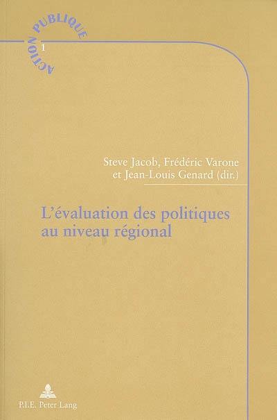 L'évaluation des politiques au niveau régional