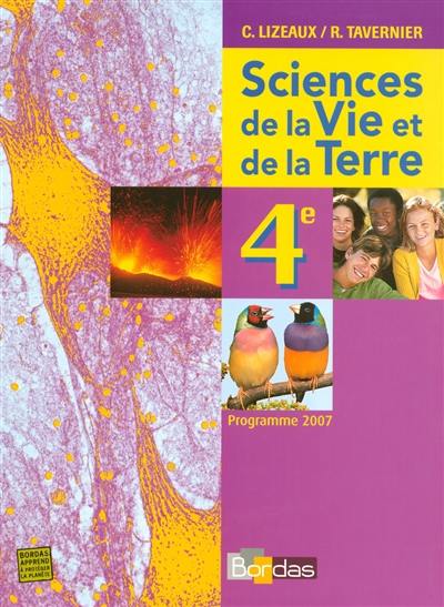 Sciences de la vie et de la terre 4e