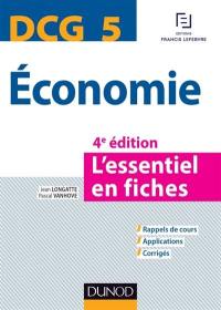 Economie, DCG 5 : l'essentiel en fiches