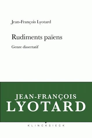 Rudiments païens : genre dissertatif