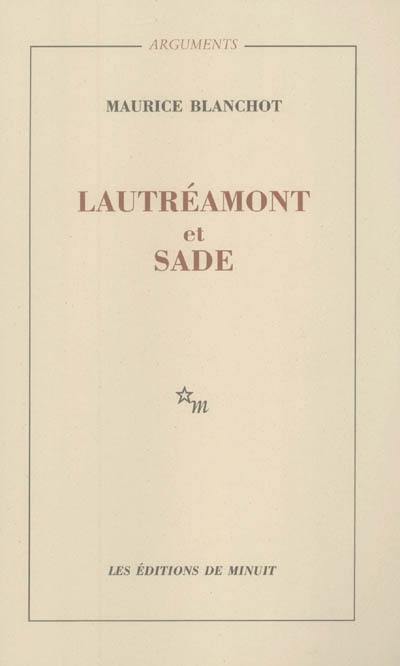 Lautréamont et Sade