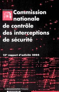 13e rapport d'activité : année 2004