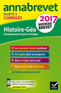 Histoire géo, enseignement moral et civique : nouveau brevet 2017