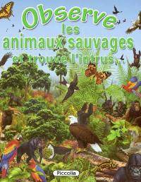 Observe les animaux sauvages et trouve l'intrus...