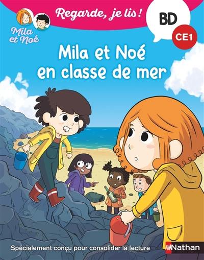 Mila et Noé en classe de mer