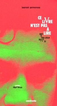 Ce livre n'est pas à lire