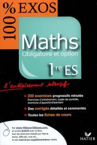 Maths obligatoire et option 1re ES