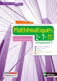 Mathématiques 1re, terminale bac pro groupement C : nouveau programme, réforme de la voie professionnelle