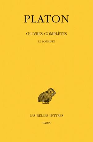 Oeuvres complètes. Vol. 8-3. Le sophiste