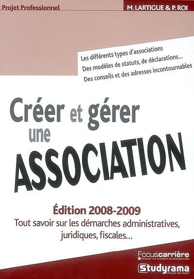 Créer et gérer une association