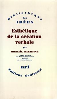 Esthétique de la création verbale