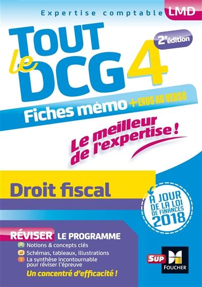 Tout le DCG 4 : droit fiscal