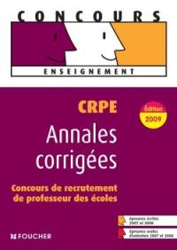 Annales corrigées CRPE : concours de recrutement de professeur des écoles