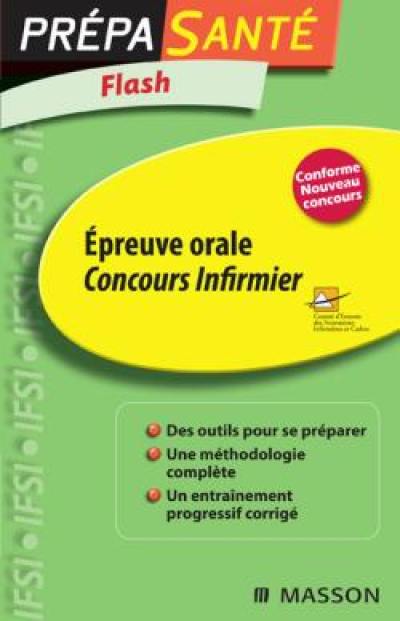 Flash épreuve orale concours infirmier