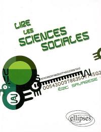 Lire les sciences sociales