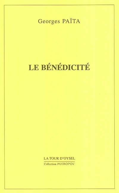 Le bénédicité