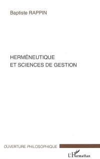 Herméneutique et sciences de gestion