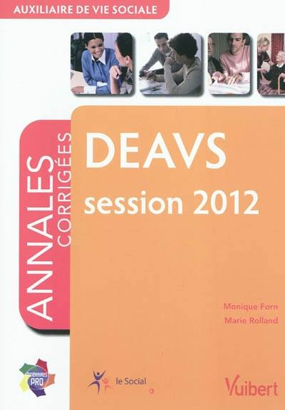 DEAVS : annales corrigées session 2012 DEAVS : annales corrigées session 2012