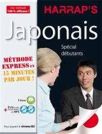 Japonais, méthode express en 15 minutes par jour ! : spécial débutants : pour acquérir le niveau B2