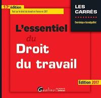 L'essentiel du droit du travail : édition 2017