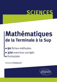 Mathématiques de la terminale à la sup