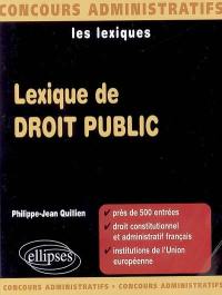 Lexique de droit public