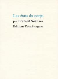 Les états du corps