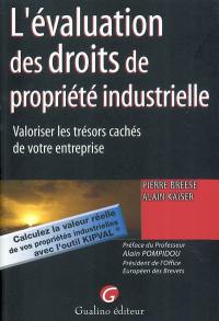 L'évaluation des droits de propriété industrielle : valoriser les trésors cachés de votre entreprise