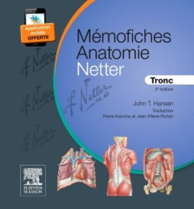 Mémofiches anatomie Netter : tronc