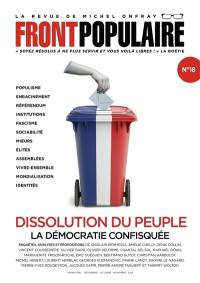 Front populaire, n° 18. Dissolution du peuple : la démocratie confisquée