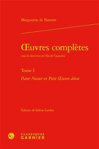 Oeuvres complètes. Vol. 1