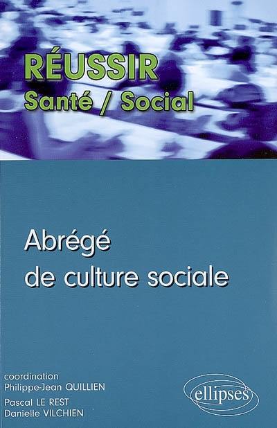 Abrégé de culture sociale