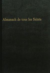 Almanach de tous les seints