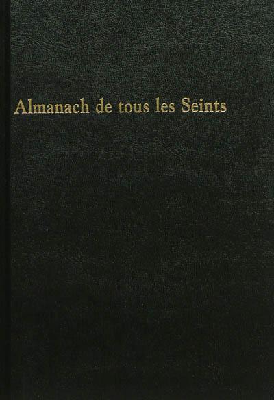 Almanach de tous les seints