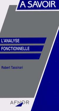 L'analyse fonctionnelle