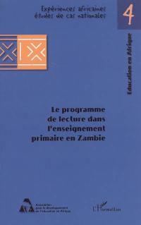 Le programme de lecture dans l'enseignement primaire en Zambie (PRP) : améliorer l'accès et la qualité de l'éducation dans les écoles