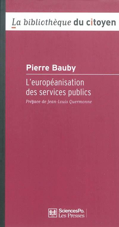 L'européanisation des services publics