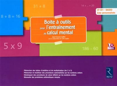 Boîte à outils pour l'entraînement au calcul mental : CP-CE1 RASED, aide personnalisée