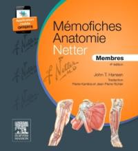 Mémofiches anatomie Netter : membres