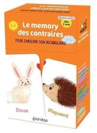 Le memory des contraires : pour enrichir son vocabulaire