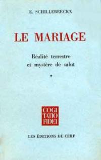 Le Mariage, réalité terrestre et mystère du salut