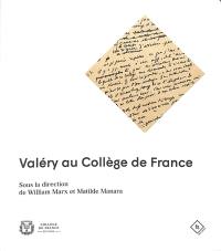 Valéry au Collège de France